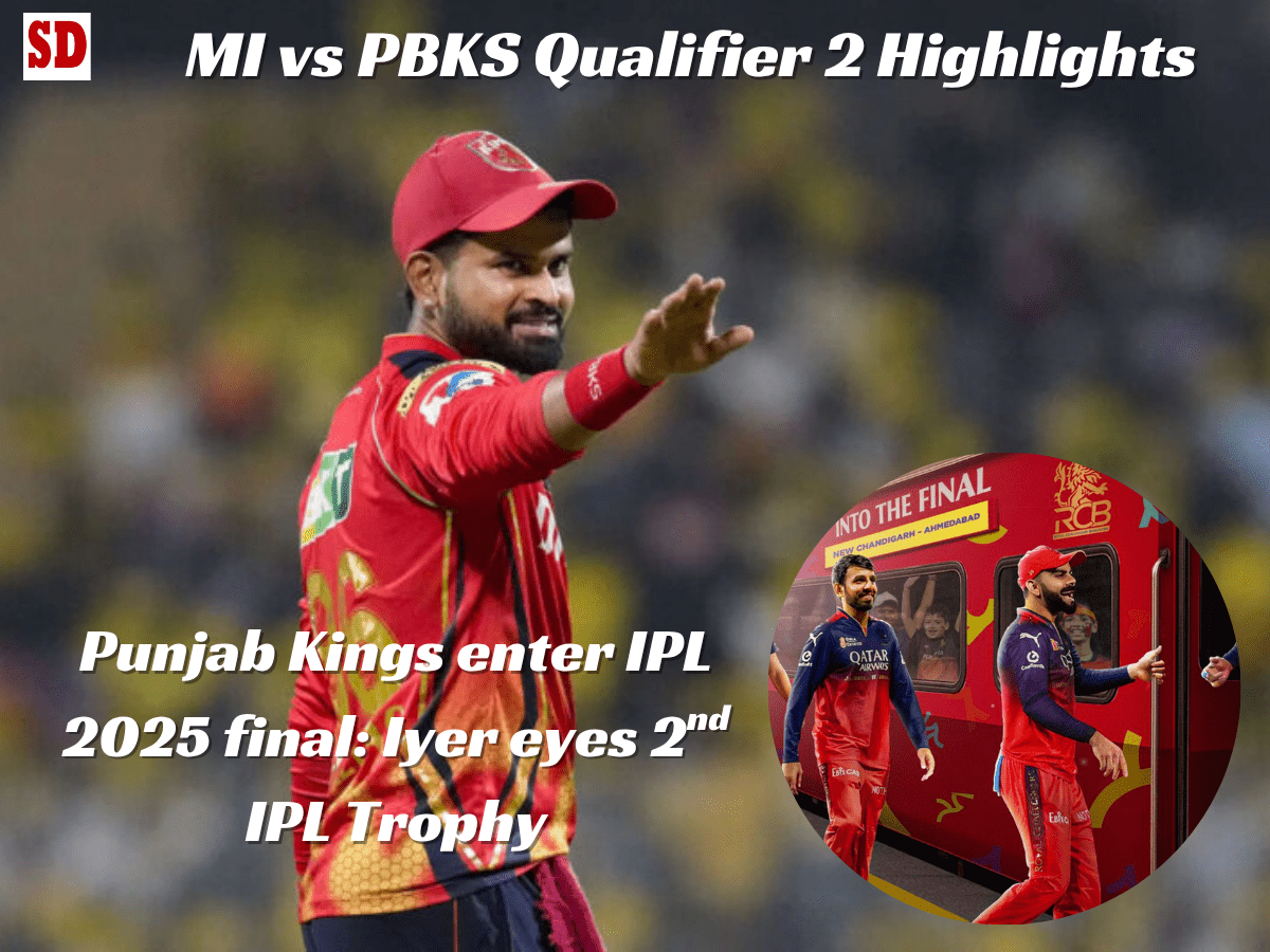 IPL 2025 MI vs PBKS Highlights Qualifier 2: Punjab Kings reaches finals; Shreyas Iyer eyes continuous IPL titles