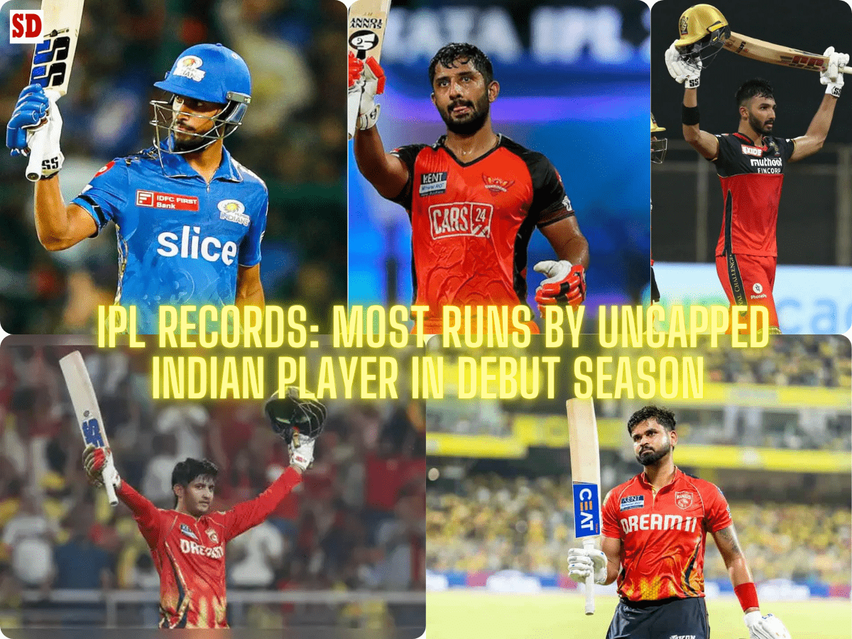 IPL 2025: Most Runs scored by uncapped IPL debutants ft. Priyansh Arya