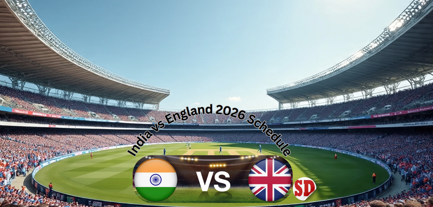 India vs England 2026 Schedule